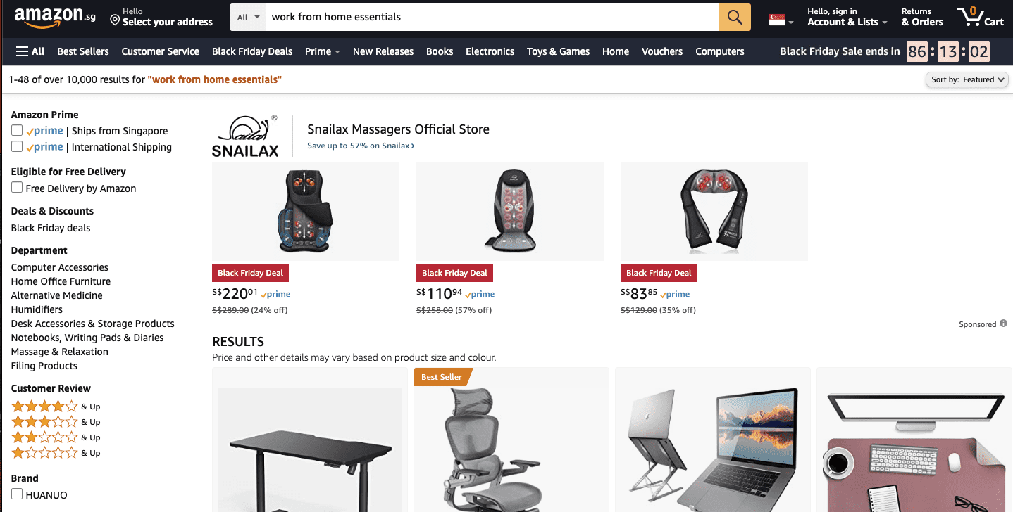 Work From Home (WFH): The New Way to Work 3 Amazon - work from home essentials